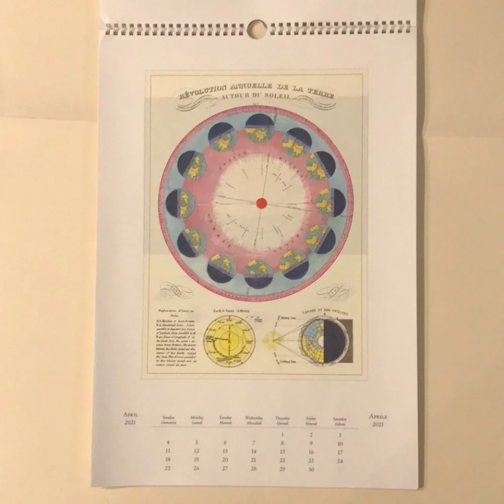 2021 Large Celestial-Themed Wall Calendar